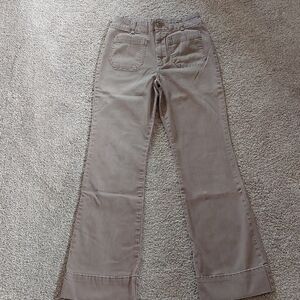 Bagatelle Tan Flare Wide Leg Jeans